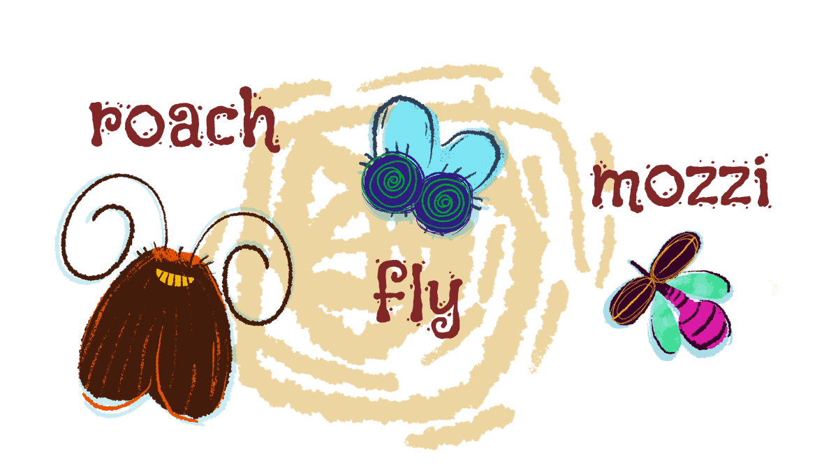 Wacky Pests illustration